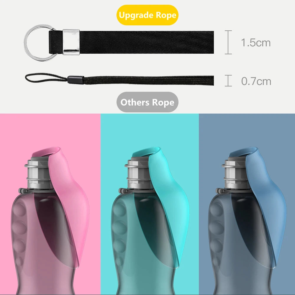 800ml Portable Dog Water Bottle Dispenser