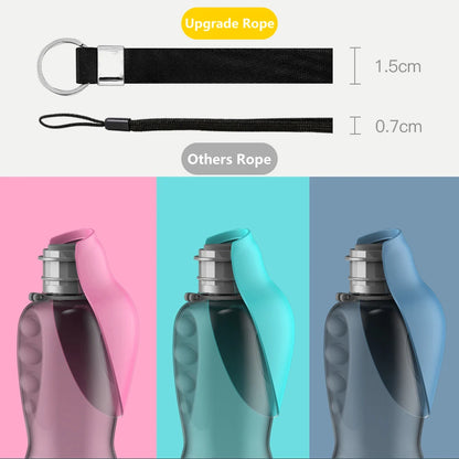 800ml Portable Dog Water Bottle Dispenser