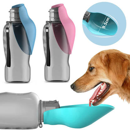 800ml Portable Dog Water Bottle Dispenser